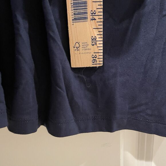 Time and Tru Sleeveless Midi Maxi Knit Dress Navy Blue Women’s XL 16/18 NWT - Picture 8 of 8